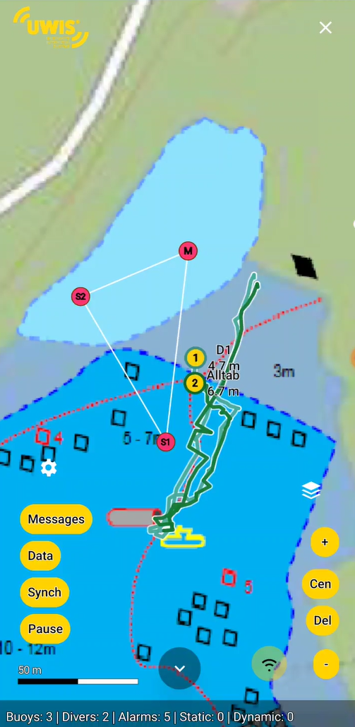 UWIS Viewer Android interface